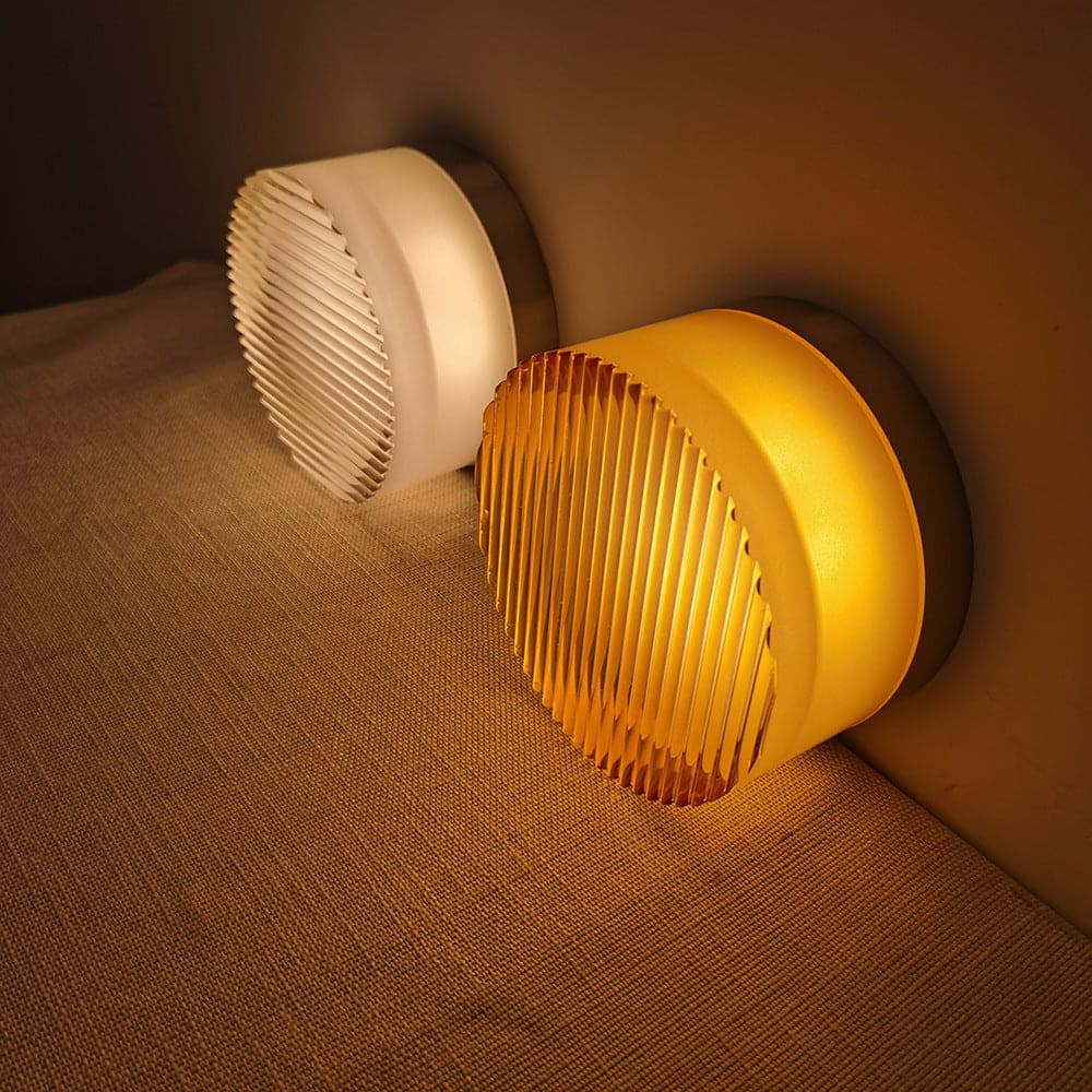 Modern LED Wall Sconce in Potato Chip Design