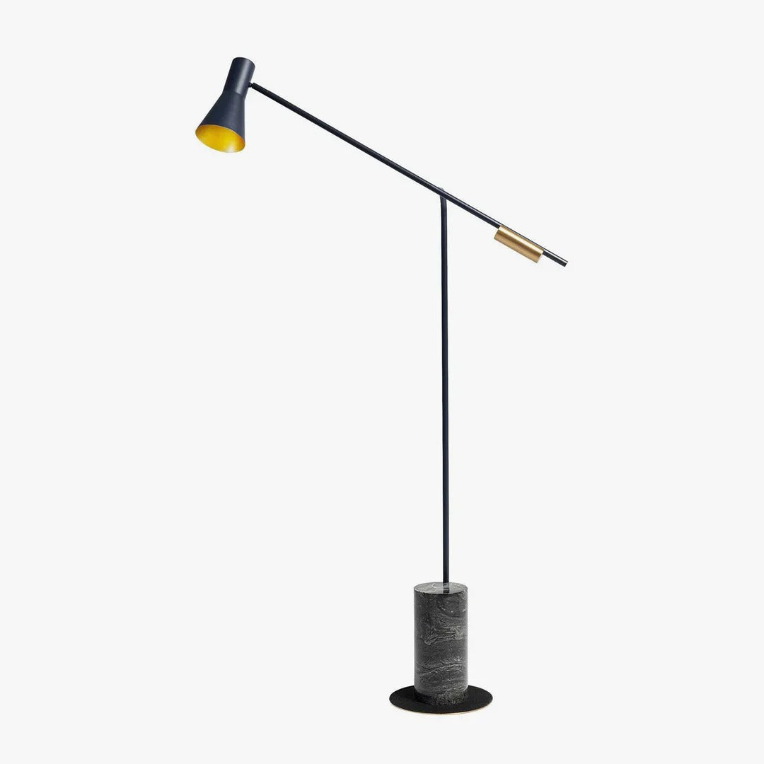 Minimalist Floor Lamp with Cylindrical Cone LED