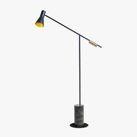 Minimalist Floor Lamp with Cylindrical Cone LED