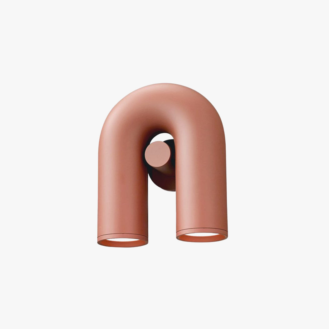 Minimalist U-Shaped Wall Sconce with Integrated LED