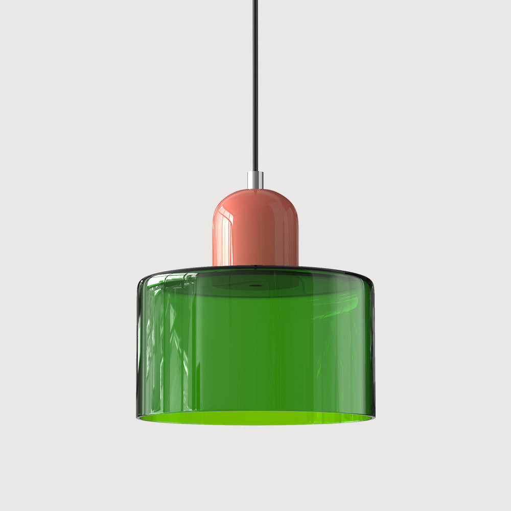 Bauhaus Cylindrical Dome-Top Island Pendant Lamp