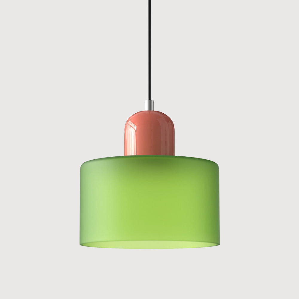Bauhaus Cylindrical Dome-Top Island Pendant Lamp