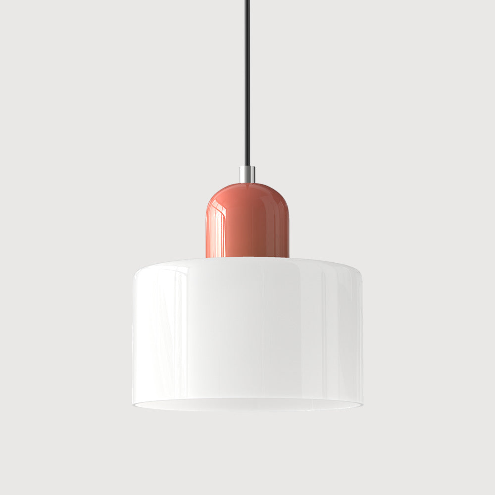 Bauhaus Cylindrical Dome-Top Island Pendant Lamp