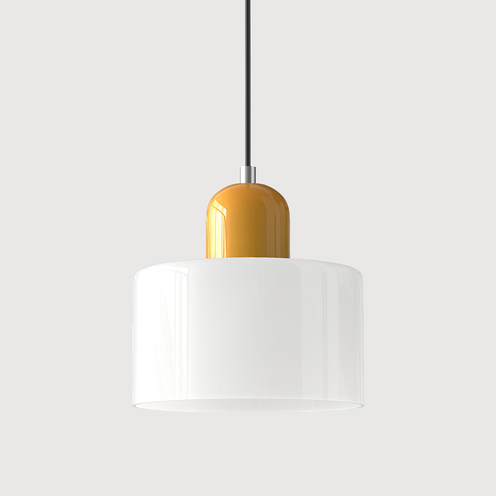 Bauhaus Cylindrical Dome-Top Island Pendant Lamp