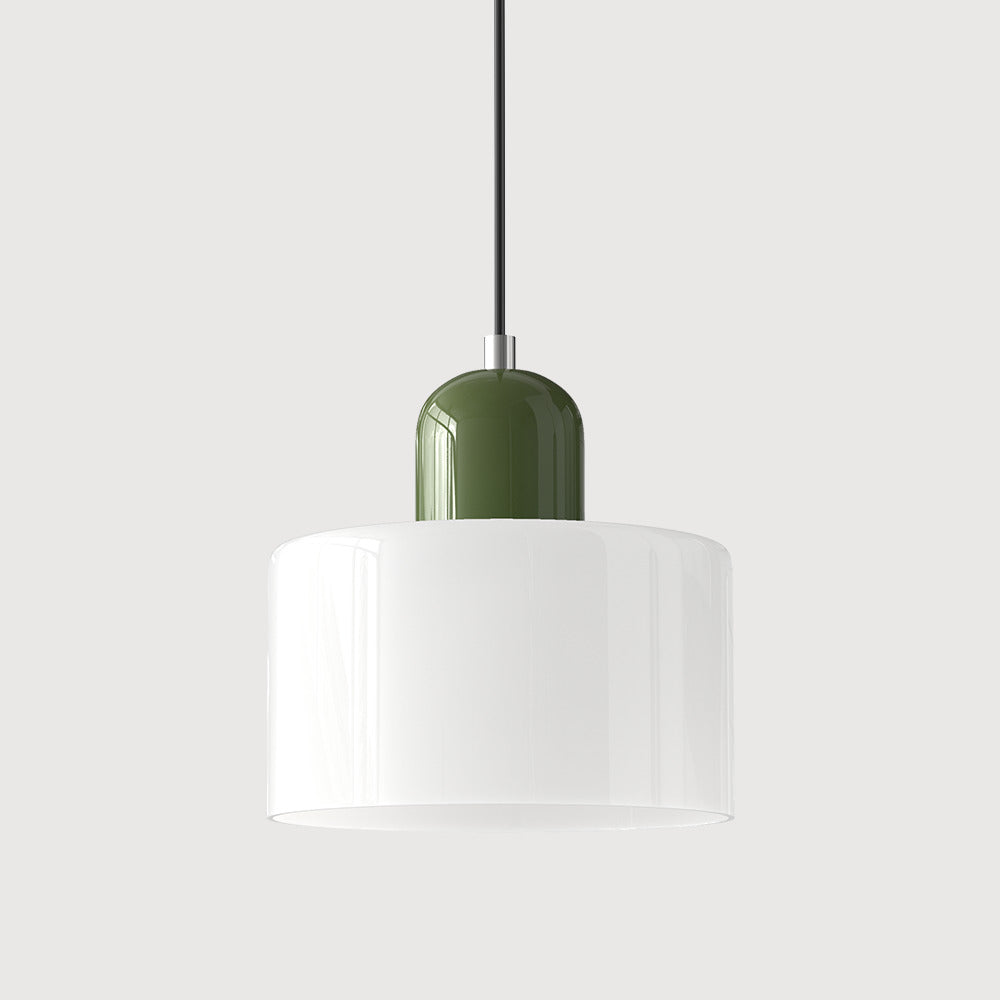 Bauhaus Cylindrical Dome-Top Island Pendant Lamp