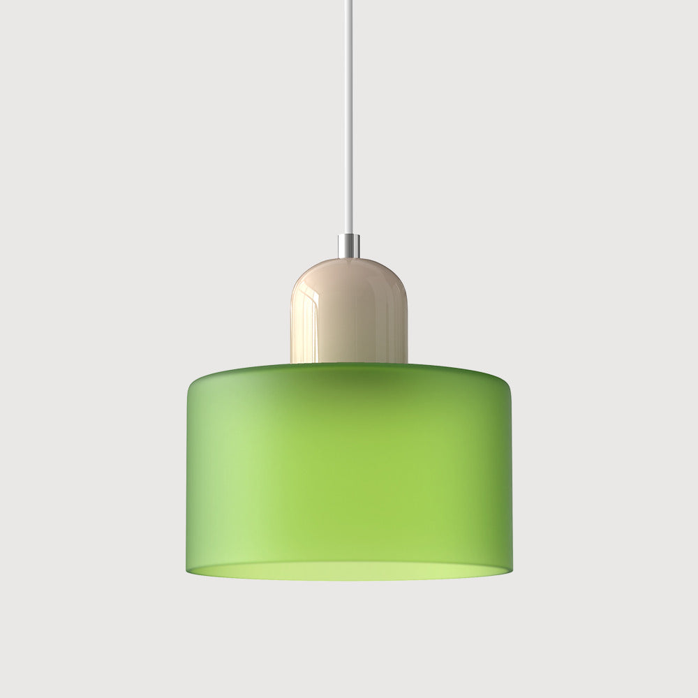 Bauhaus Cylindrical Dome-Top Island Pendant Lamp