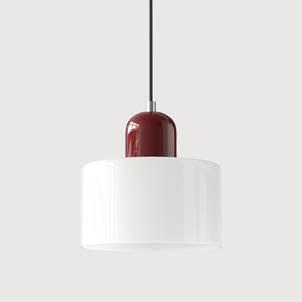Bauhaus Cylindrical Dome-Top Island Pendant Lamp