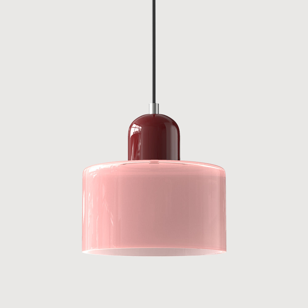 Bauhaus Cylindrical Dome-Top Island Pendant Lamp