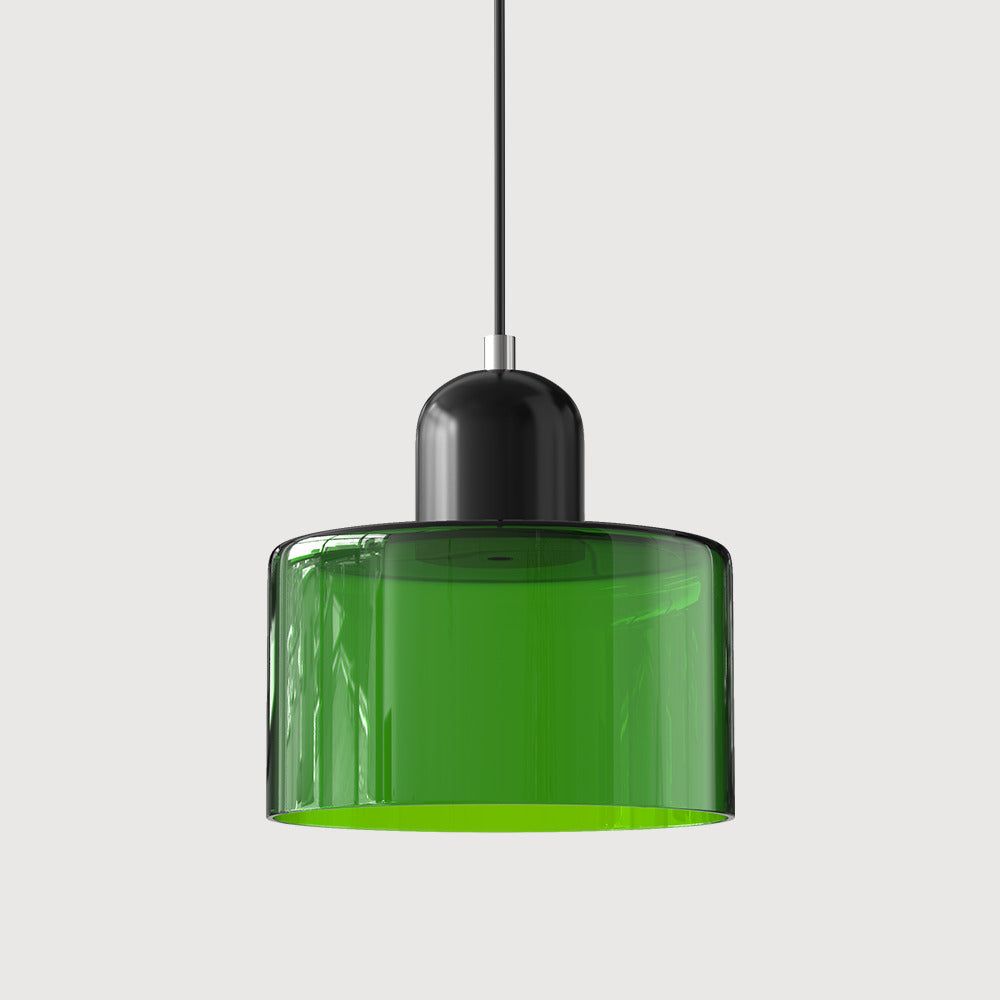 Bauhaus Cylindrical Dome-Top Island Pendant Lamp