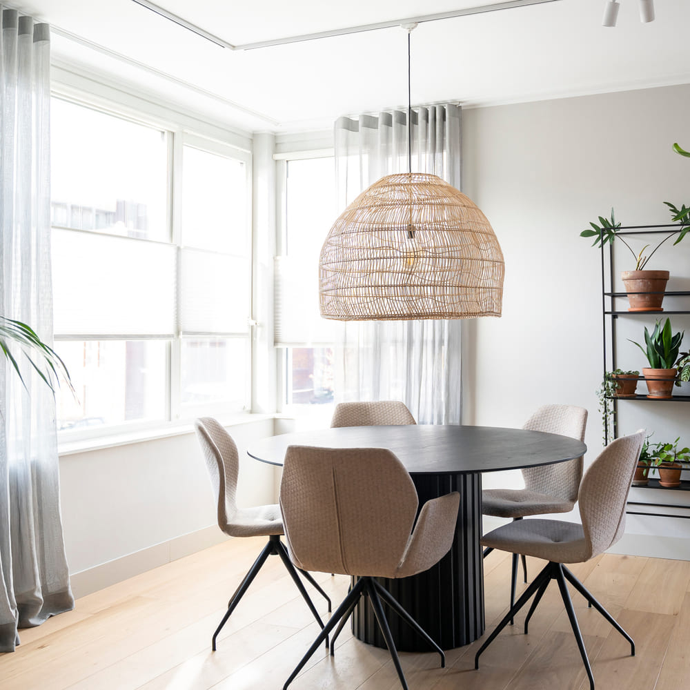 Natural Rattan Hanging Light – Boho Chic Design