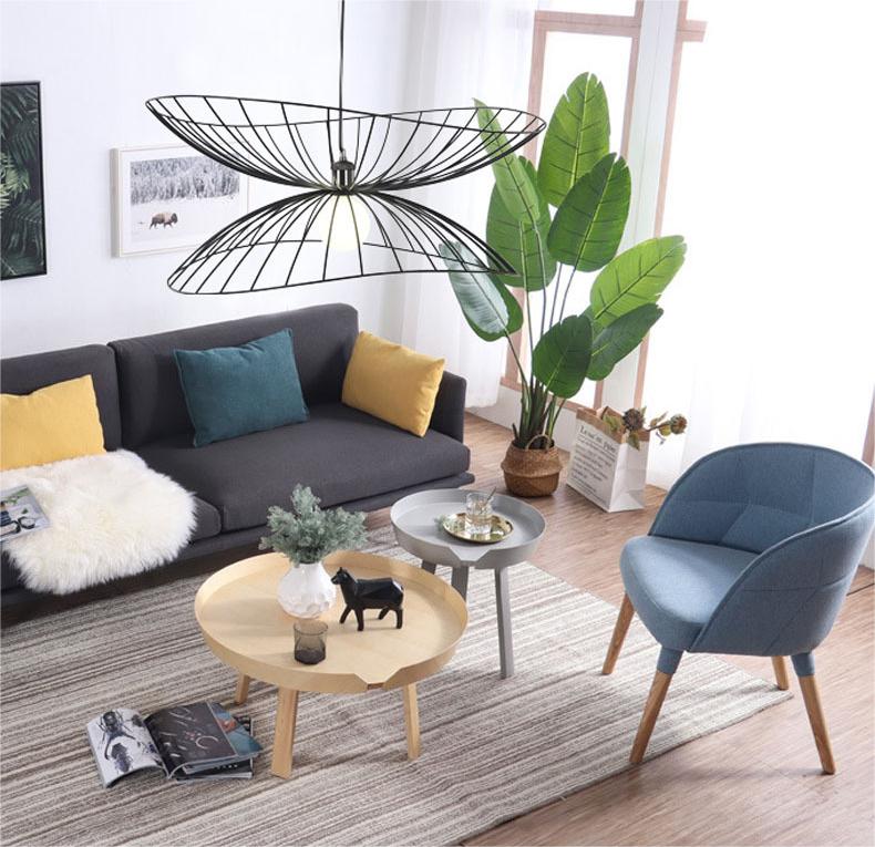 Minimalist Intersecting Ellipses LED Pendant Light