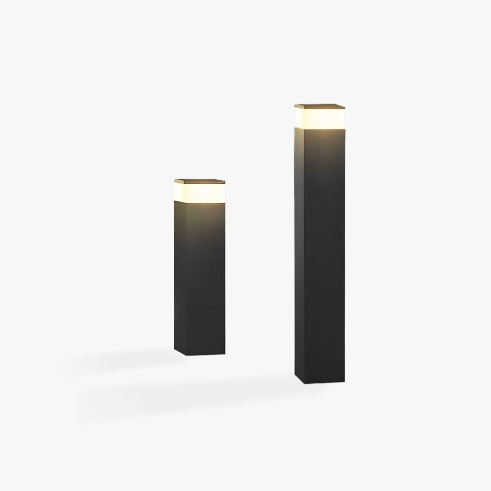Outdoor Motion-Activated Modern Bollard Light