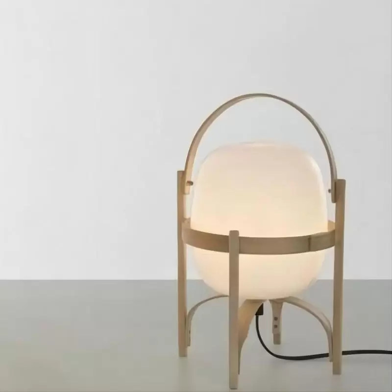 Minimalist Table Lamp – Oval Arched Silhouette