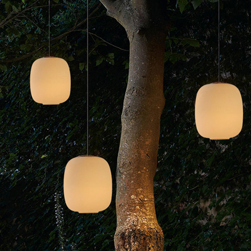 Retro Lantern Pendant Light – Outdoor Waterproof Elegance