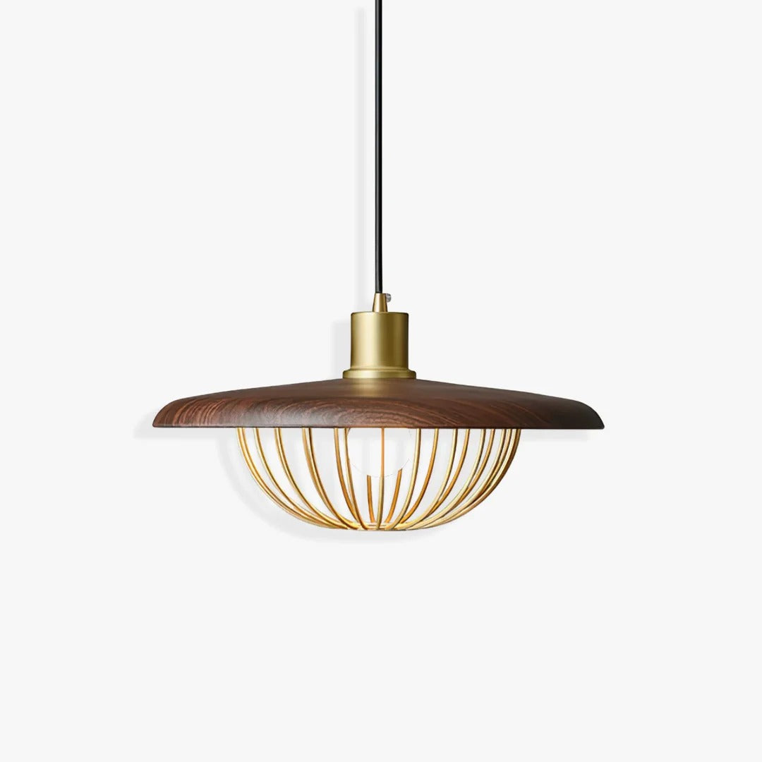 Industrial LED Pendant Light – Open Cage Design
