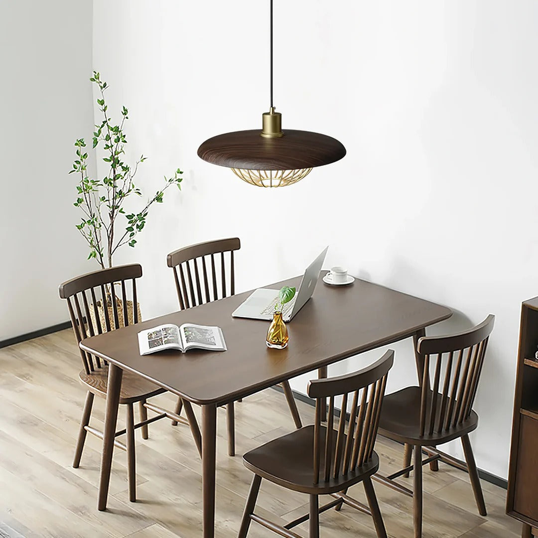 Industrial LED Pendant Light – Open Cage Design