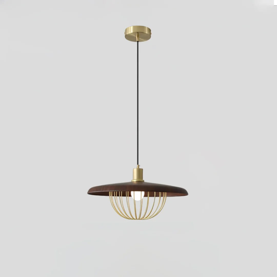 Industrial LED Pendant Light – Open Cage Design