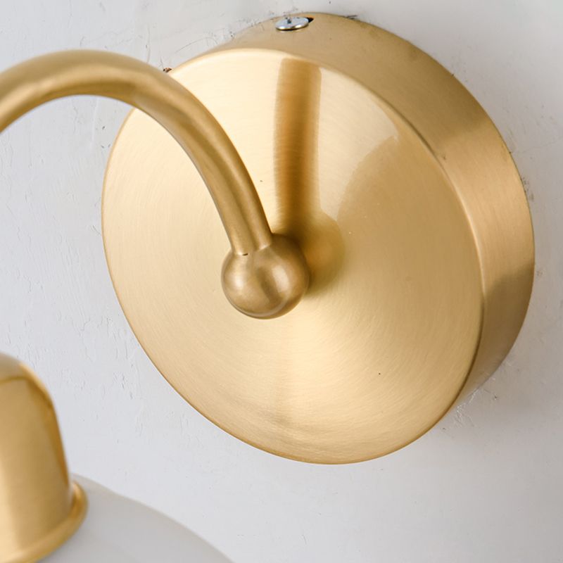 Traditional Arched Hemispherical Wall Sconce