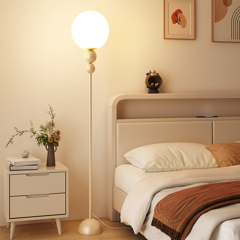 Minimalist Floor Lamp featuring Hemispherical LED