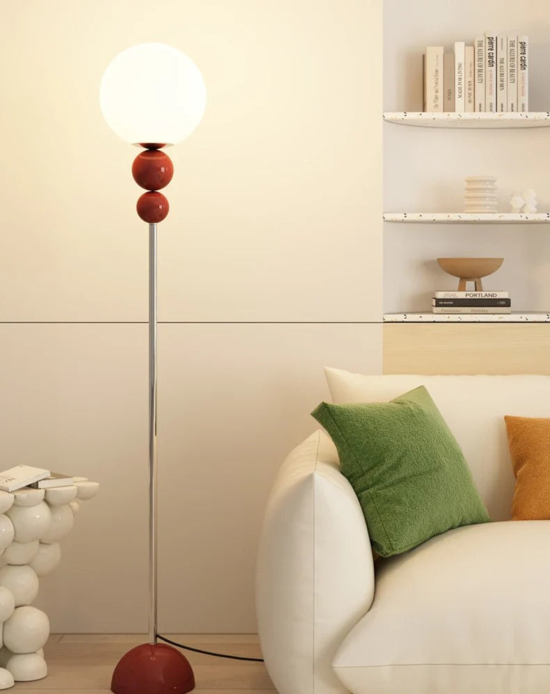 Minimalist Floor Lamp featuring Hemispherical LED