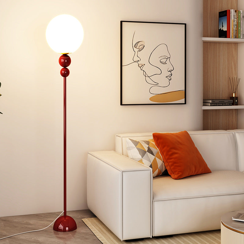 Minimalist Floor Lamp featuring Hemispherical LED