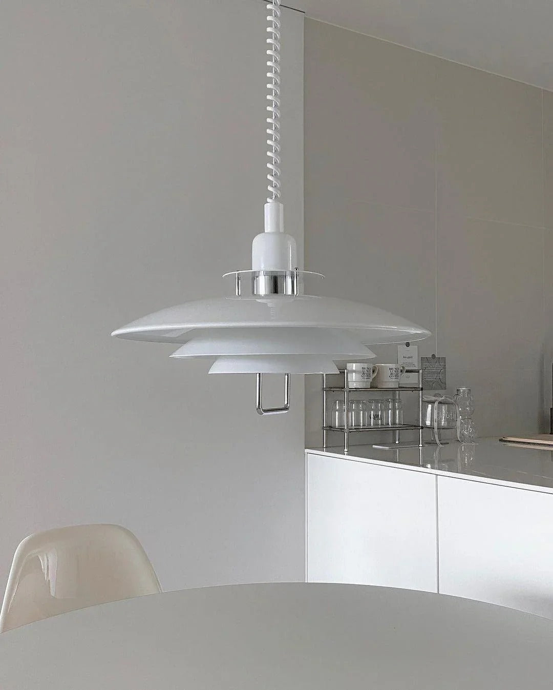 Scandinavian Dual-Disc Layered Pendant Light