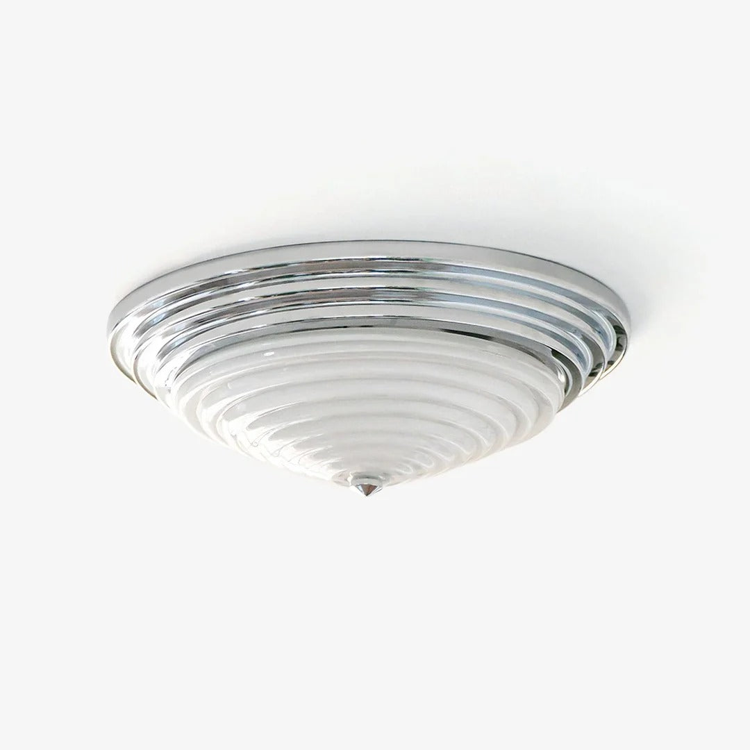 Flush Mount Art Deco Cone-Shaped Ceiling Light