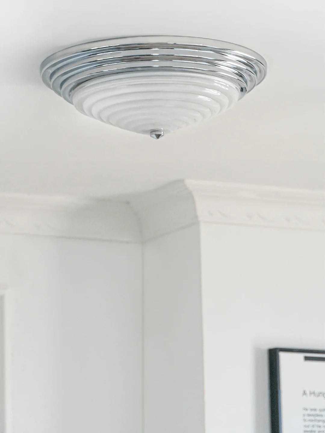 Flush Mount Art Deco Cone-Shaped Ceiling Light