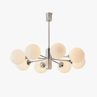 Mid-Century Modern Pendant Light with Spherical Accents