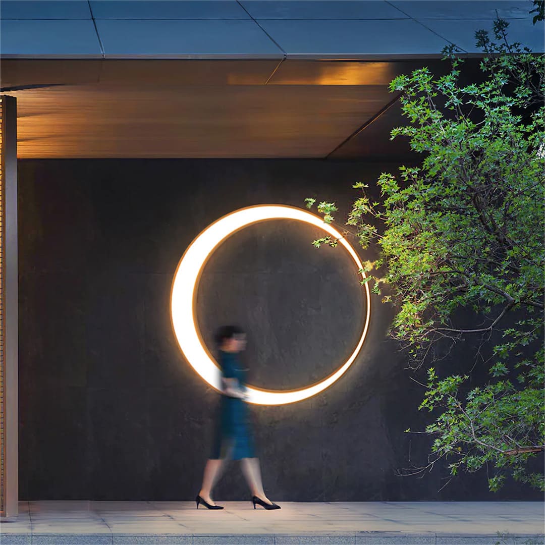 Minimalist Crescent Wall Sconce with Integrated LED