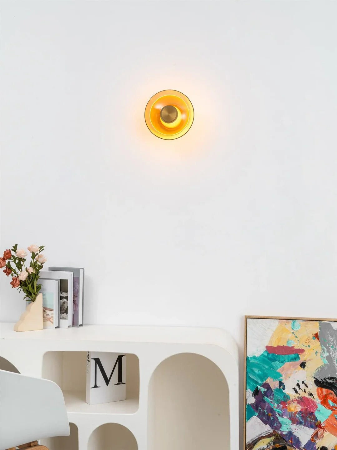 Stylish Disc Wall Sconce Design