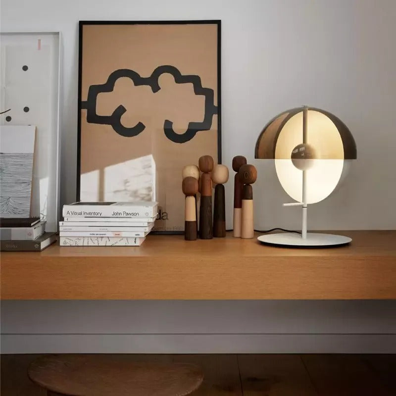 Bauhaus Hemispherical Table Lamp with integrated LED