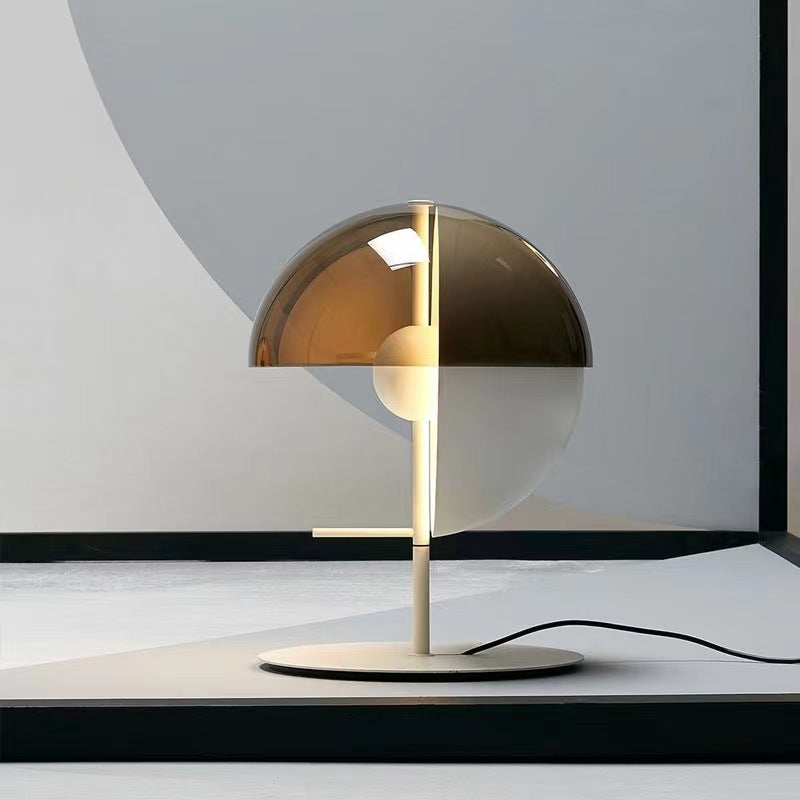 Bauhaus Hemispherical Table Lamp with integrated LED