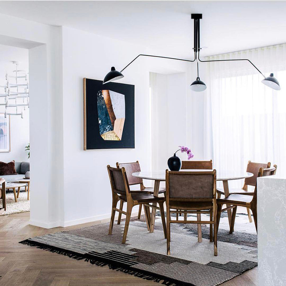 Minimalist Semi-Flush Mount Fixture – Tilted Cone