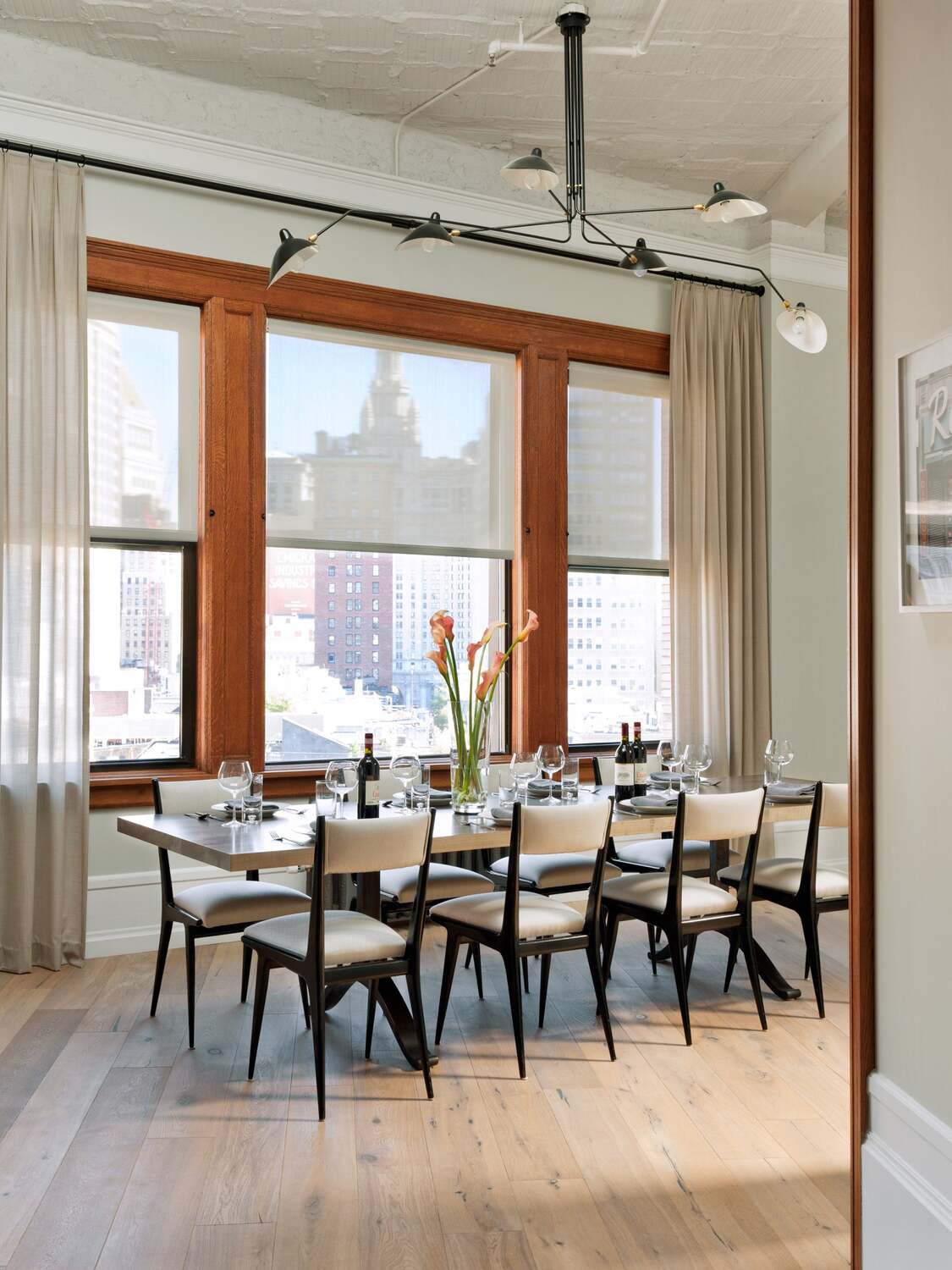 Minimalist Semi-Flush Mount Fixture – Tilted Cone