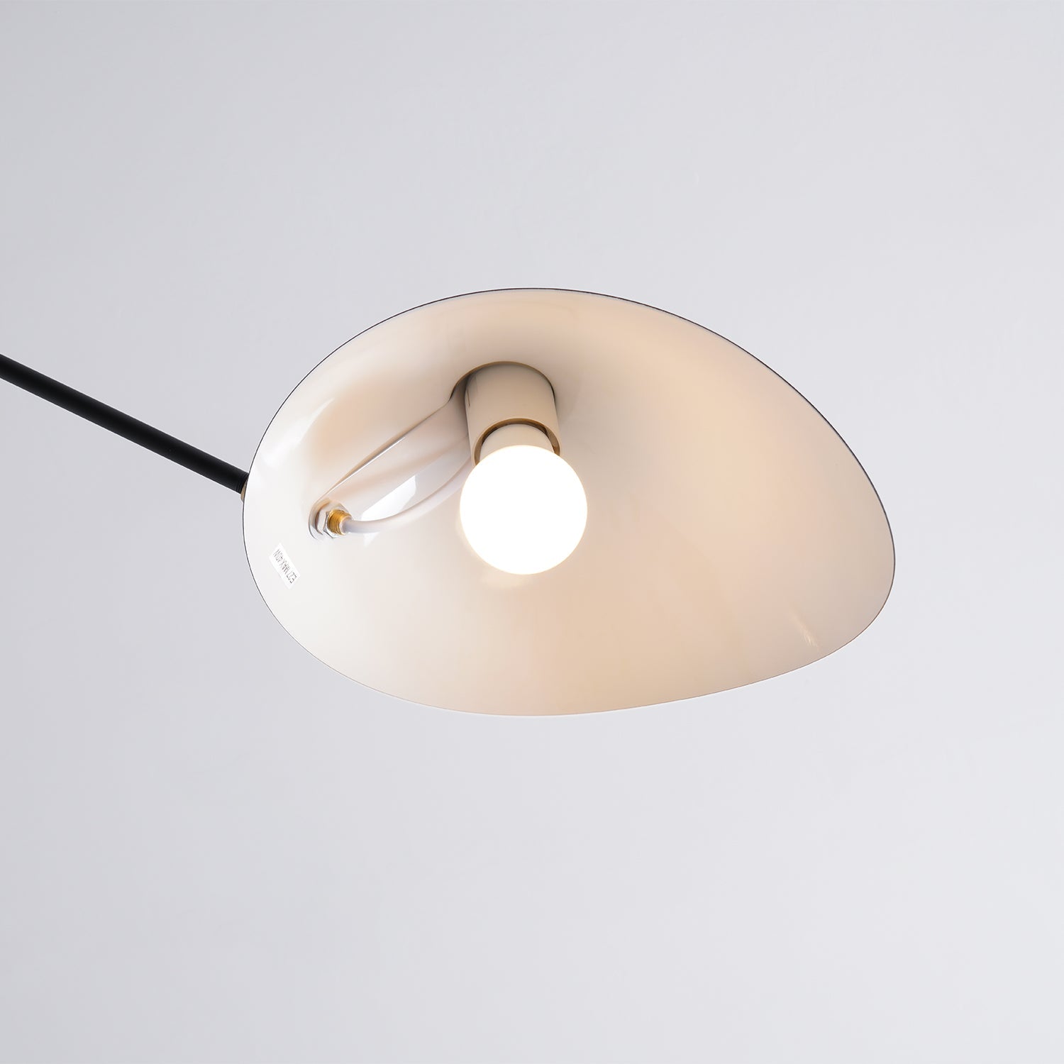 Minimalist Semi-Flush Mount Fixture – Tilted Cone
