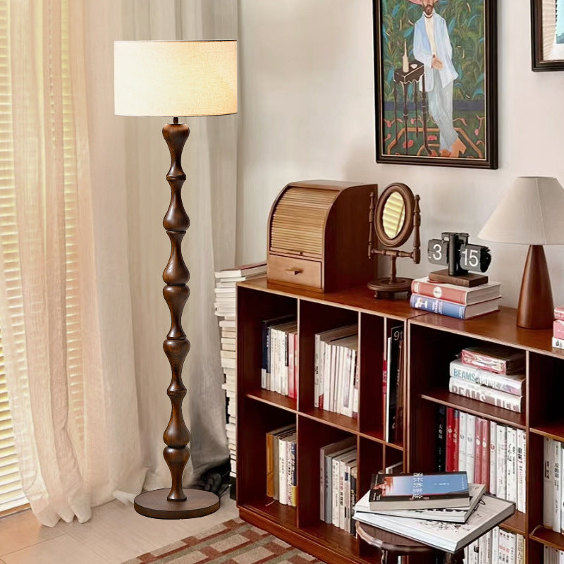 Timeless Charm Log Floor Lamp