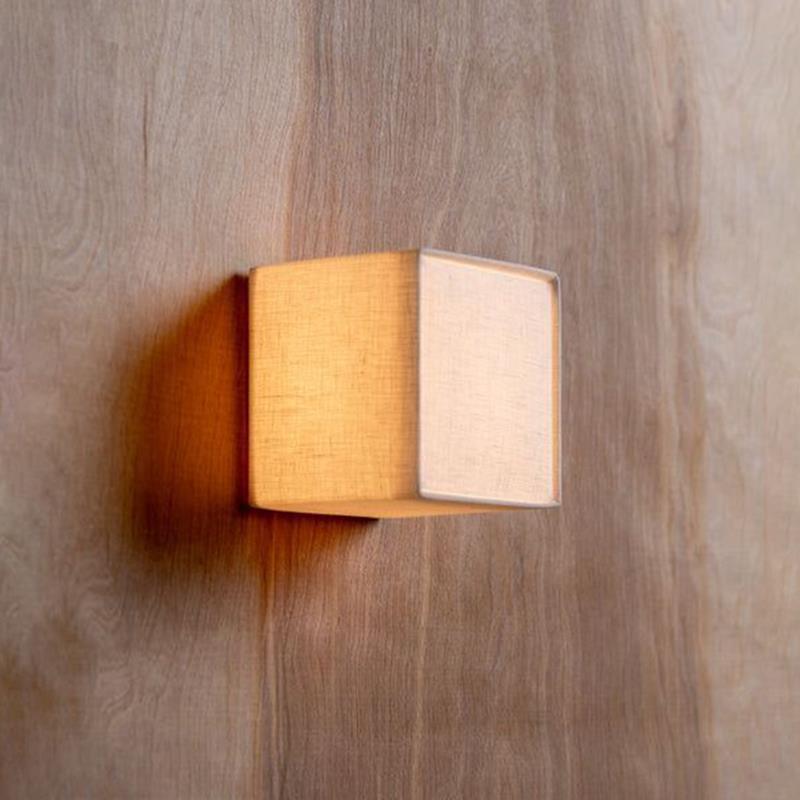 Modern Minimalist Cube Wall Sconce – Adjustable LED