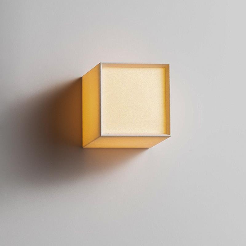 Modern Minimalist Cube Wall Sconce – Adjustable LED
