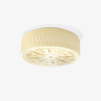 Vintage Cylindrical Embossed Flush Mount LED Light