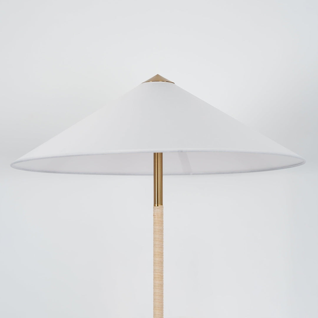 Vintage Chinese Hat Floor Lamp – Ambient Light for Any Room