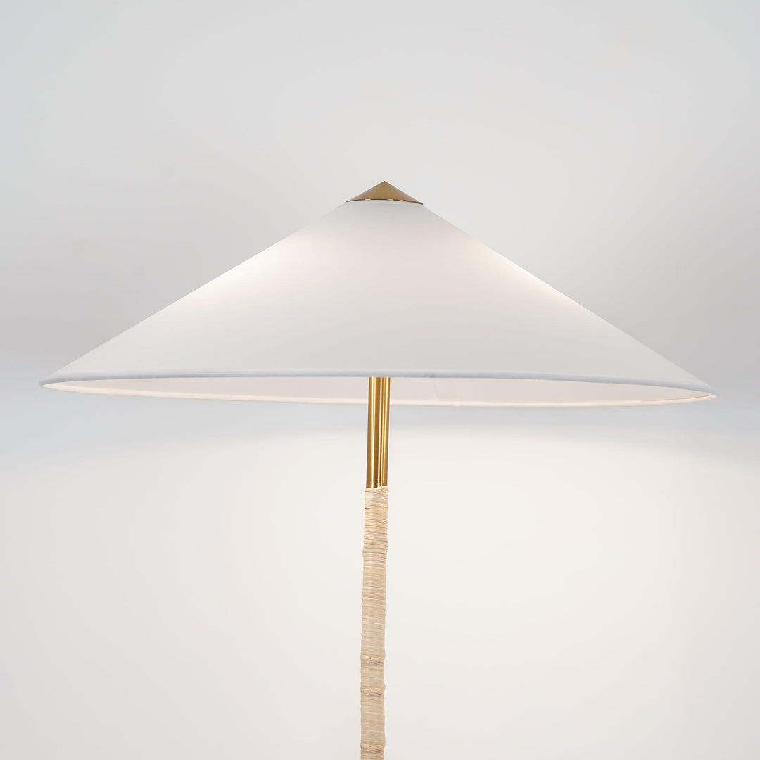 Vintage Chinese Hat Floor Lamp – Ambient Light for Any Room