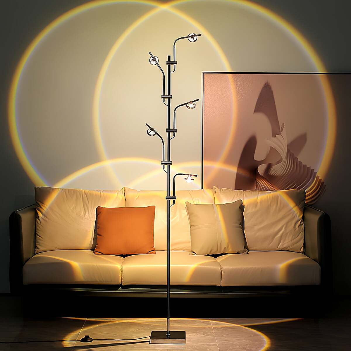 Industrial Floor Lamp – Horizontal LED Elements