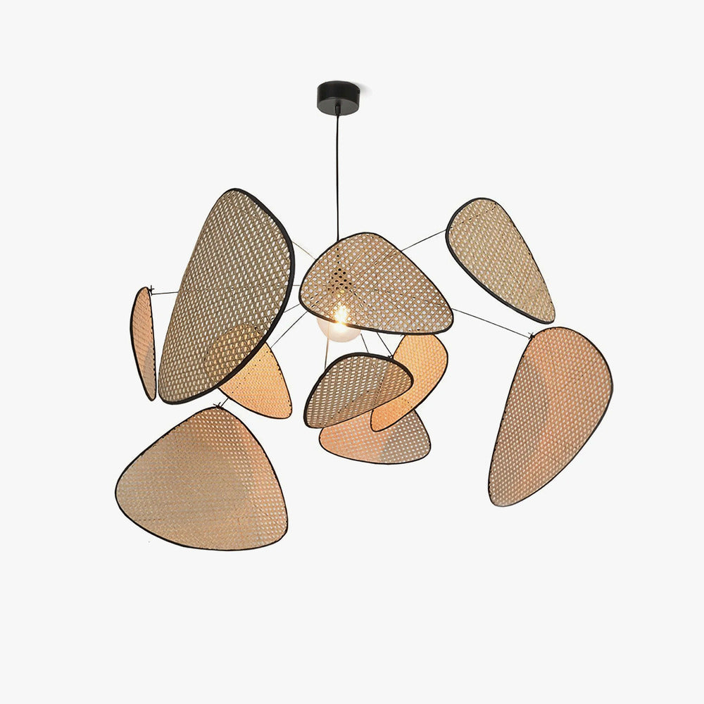 Eclectic Irregular Multi-Layered Pendant Light