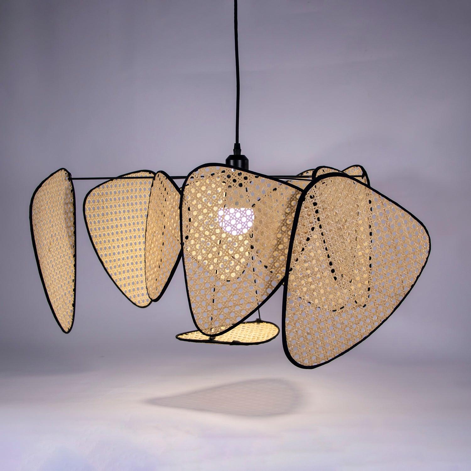 Eclectic Irregular Multi-Layered Pendant Light
