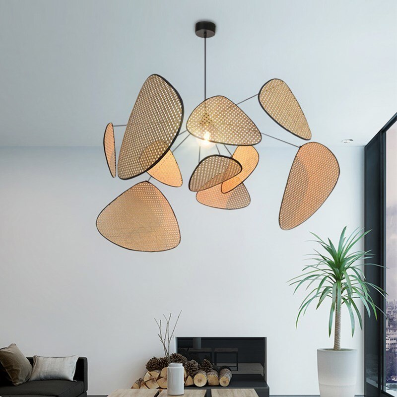 Eclectic Irregular Multi-Layered Pendant Light