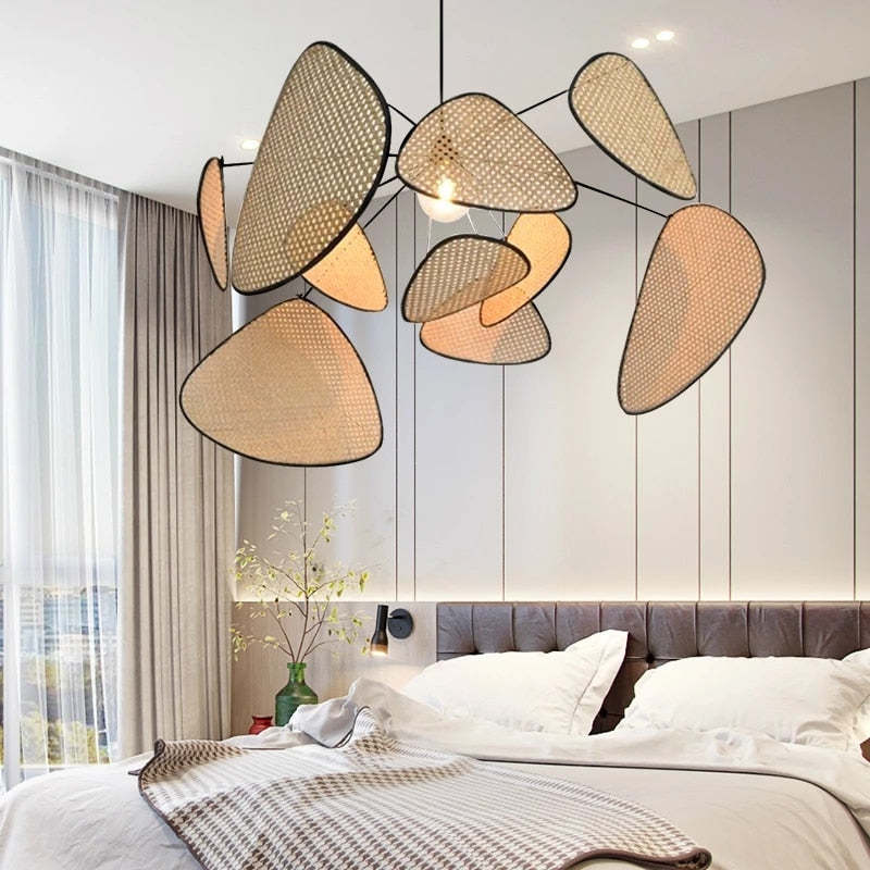 Eclectic Irregular Multi-Layered Pendant Light