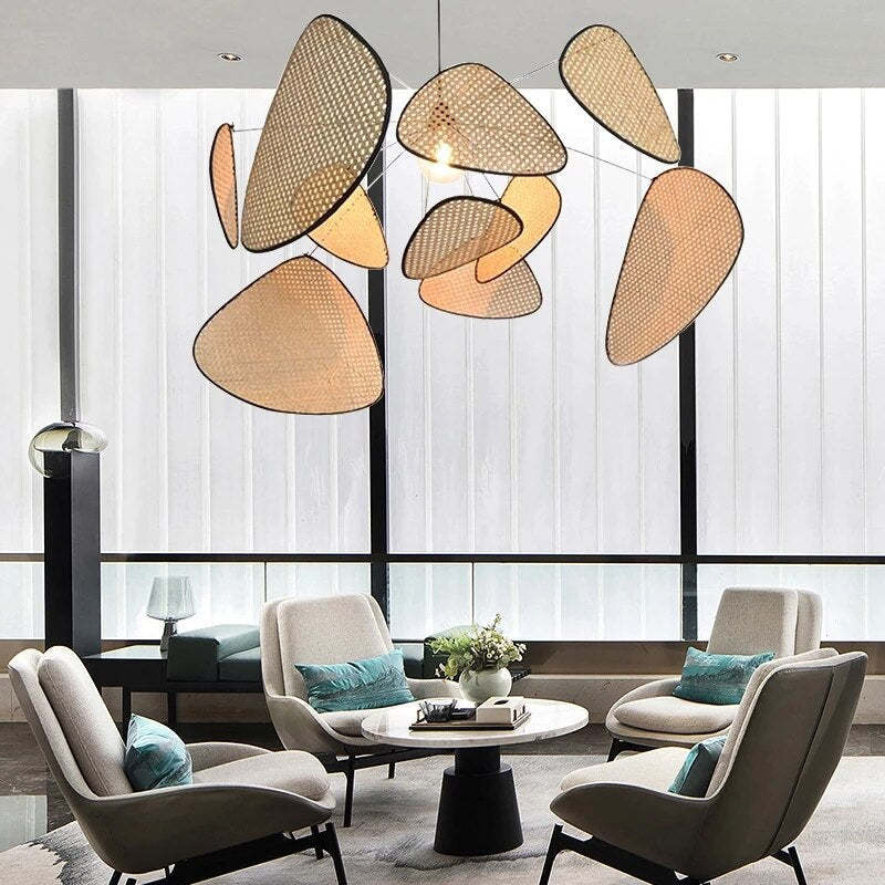Eclectic Irregular Multi-Layered Pendant Light