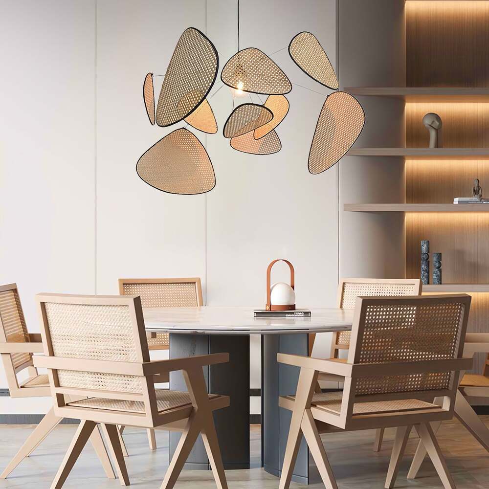 Eclectic Irregular Multi-Layered Pendant Light