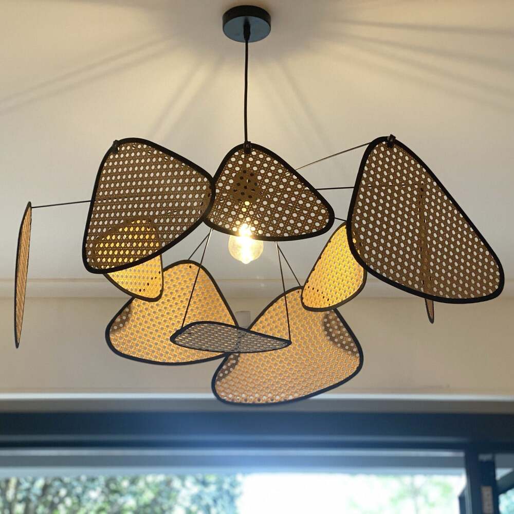 Eclectic Irregular Multi-Layered Pendant Light